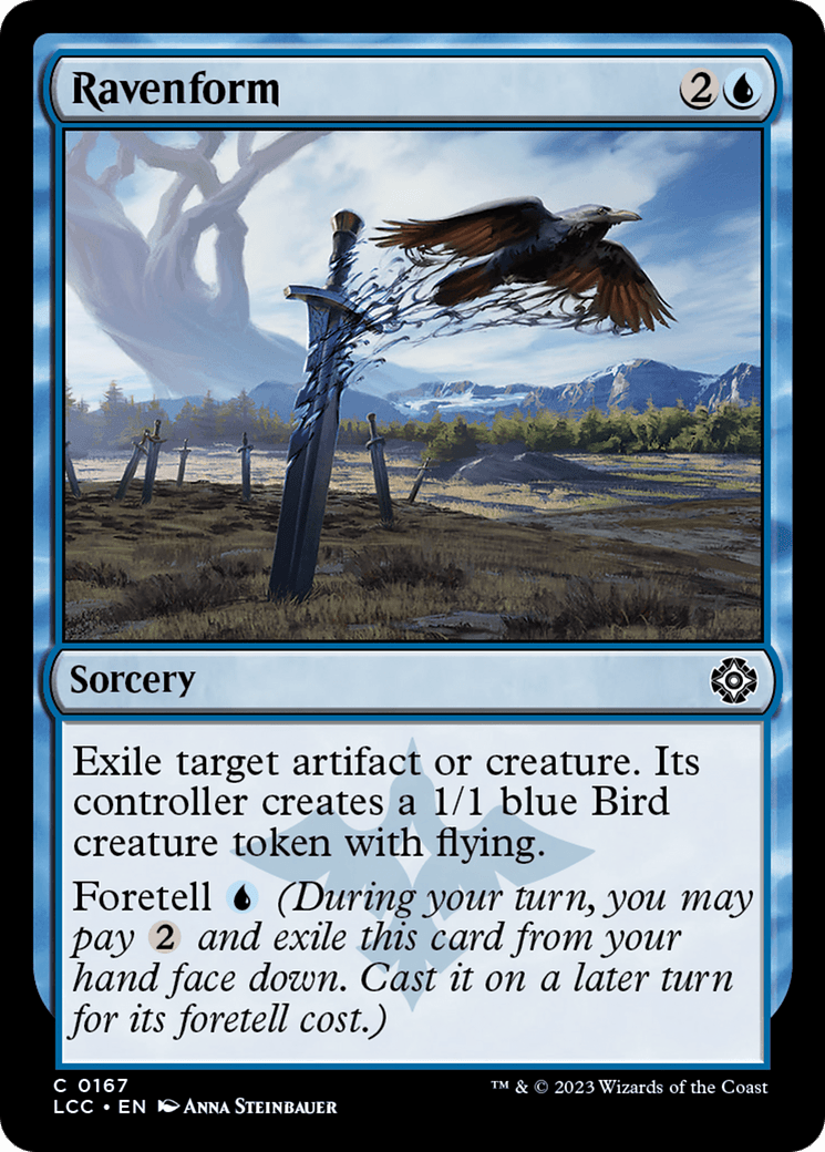 Ravenform [The Lost Caverns of Ixalan Commander] MTG Single Magic: The Gathering  | Multizone: Comics And Games