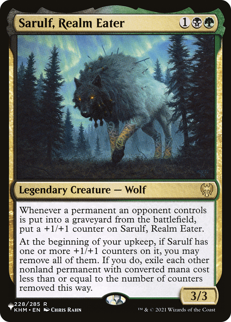 Sarulf, Realm Eater [The List] MTG Single Magic: The Gathering  | Multizone: Comics And Games