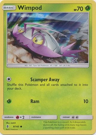 Wimpod (8/145) (Collection Promo) [Sun & Moon: Guardians Rising] Pokemon Single Pokémon  | Multizone: Comics And Games