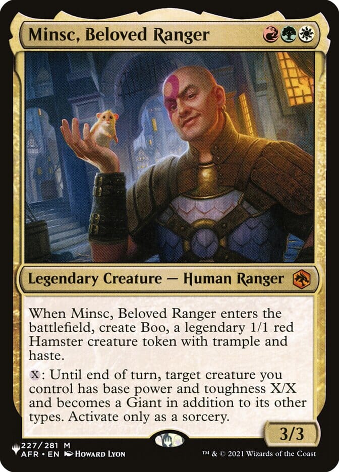 Minsc, Beloved Ranger [The List] MTG Single Magic: The Gathering  | Multizone: Comics And Games