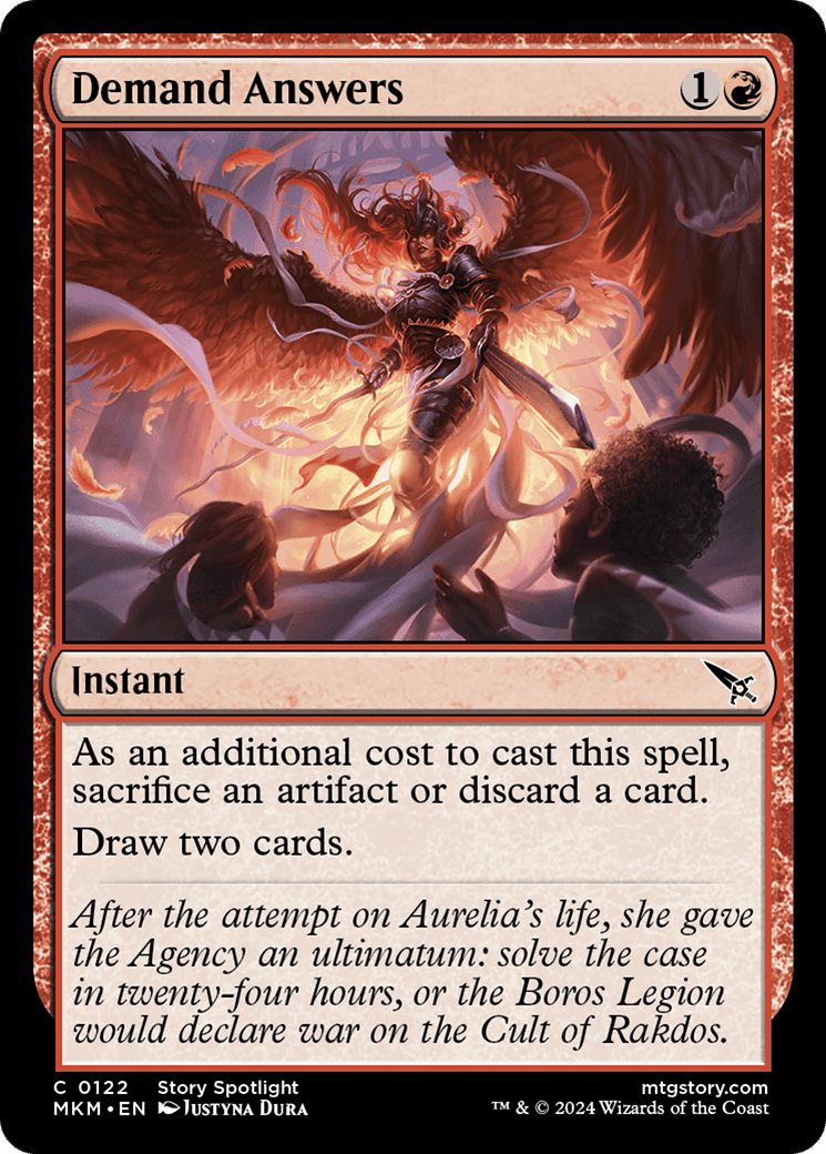 Demand Answers [Murders at Karlov Manor] MTG Single Magic: The Gathering  | Multizone: Comics And Games