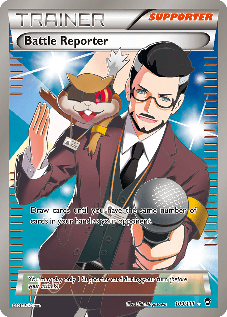 Battle Reporter (109/111) [XY: Furious Fists] Pokemon Single Pokémon  | Multizone: Comics And Games