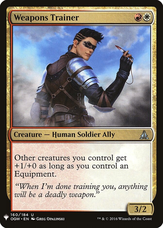 Weapons Trainer [Mystery Booster] MTG Single Magic: The Gathering  | Multizone: Comics And Games
