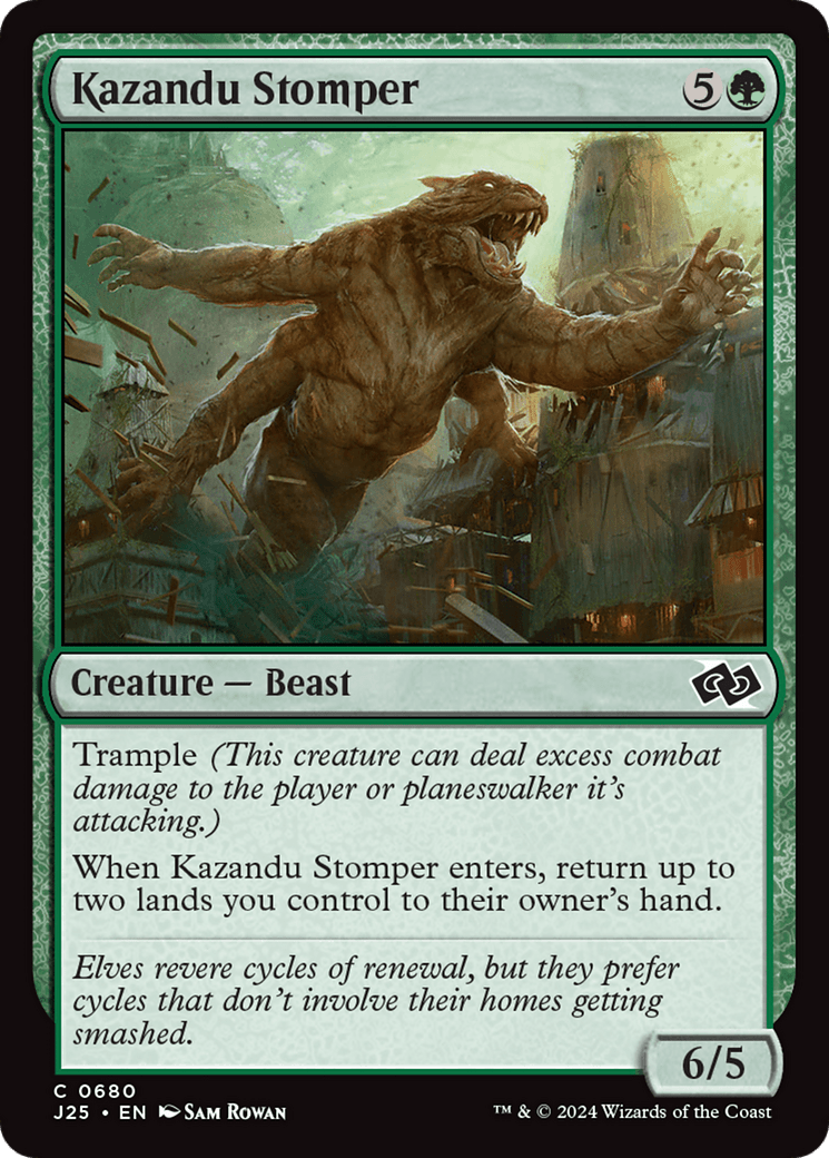 Kazandu Stomper [Foundations Jumpstart] MTG Single Magic: The Gathering  | Multizone: Comics And Games