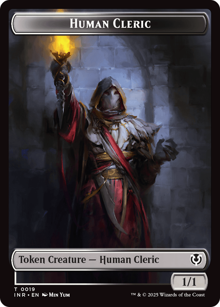 Demon // Human Cleric Double-Sided Token [Innistrad Remastered Tokens] MTG Single Magic: The Gathering  | Multizone: Comics And Games