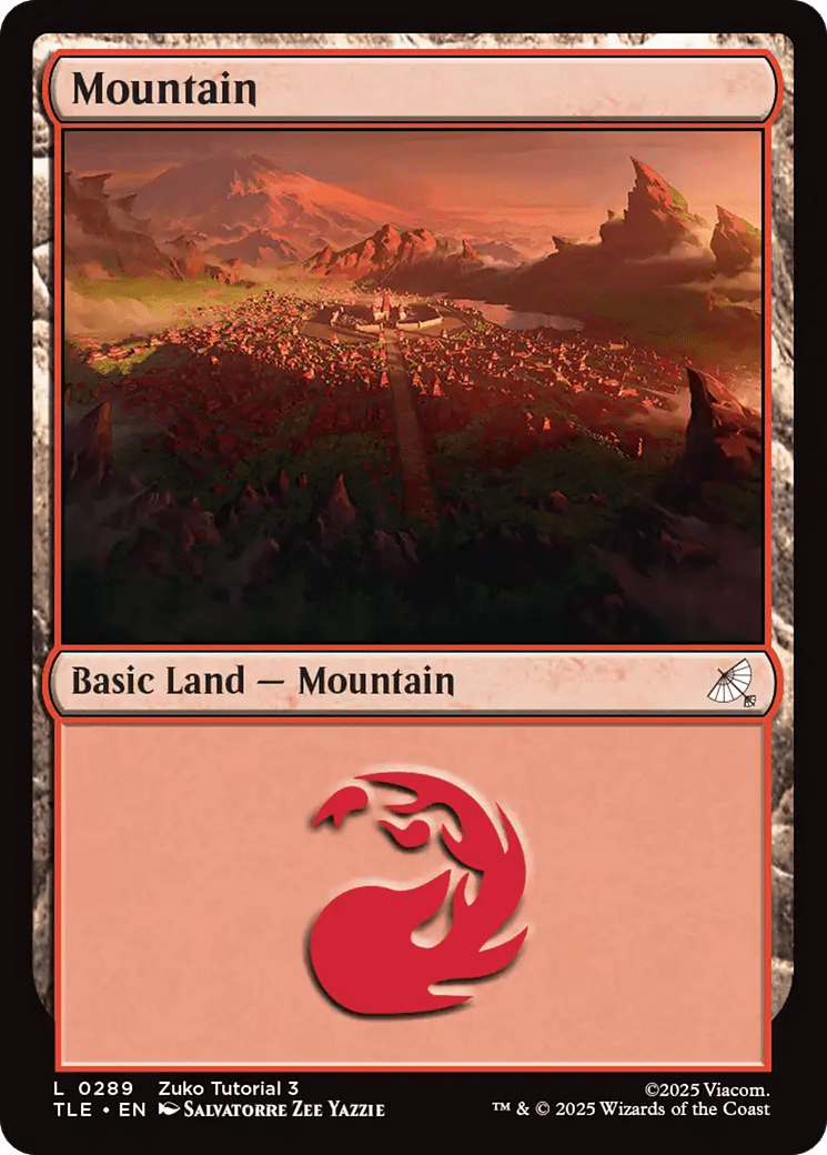 Mountain (0289) [Avatar: The Last Airbender: Eternal-Legal] MTG Single Magic: The Gathering  | Multizone: Comics And Games