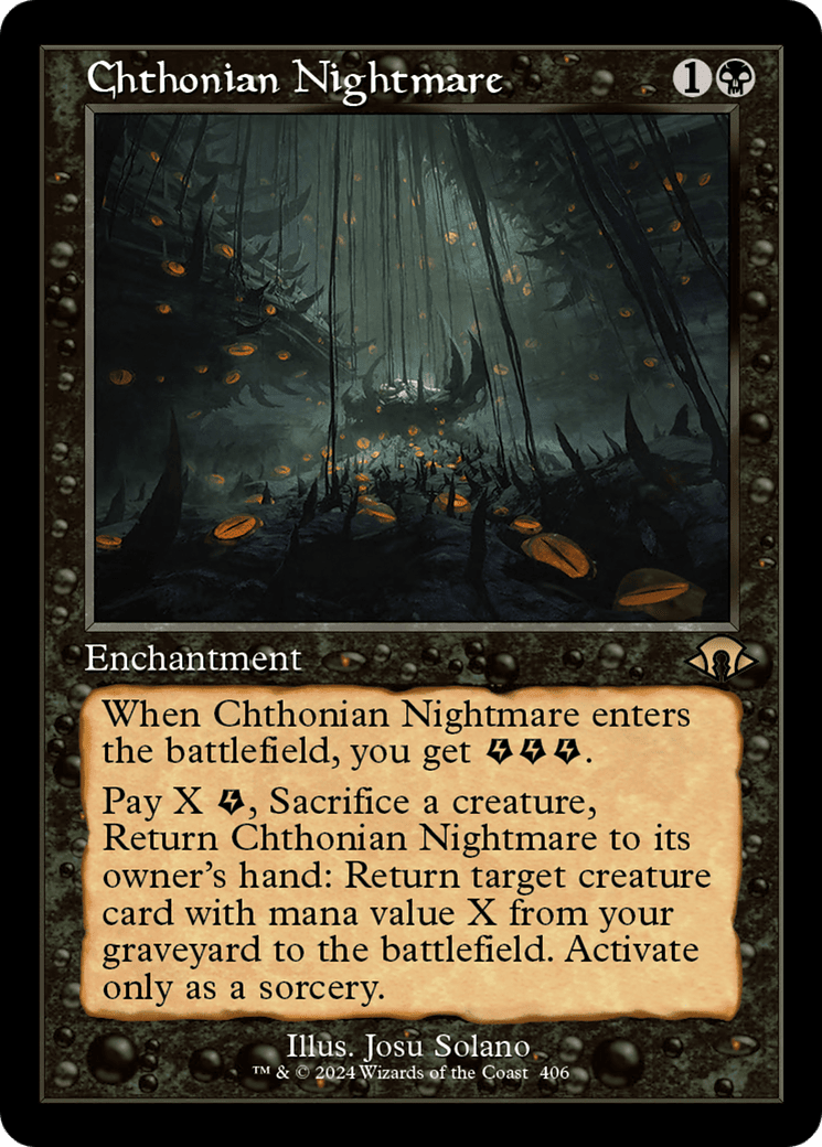 Chthonian Nightmare (Retro) [Modern Horizons 3] MTG Single Magic: The Gathering  | Multizone: Comics And Games