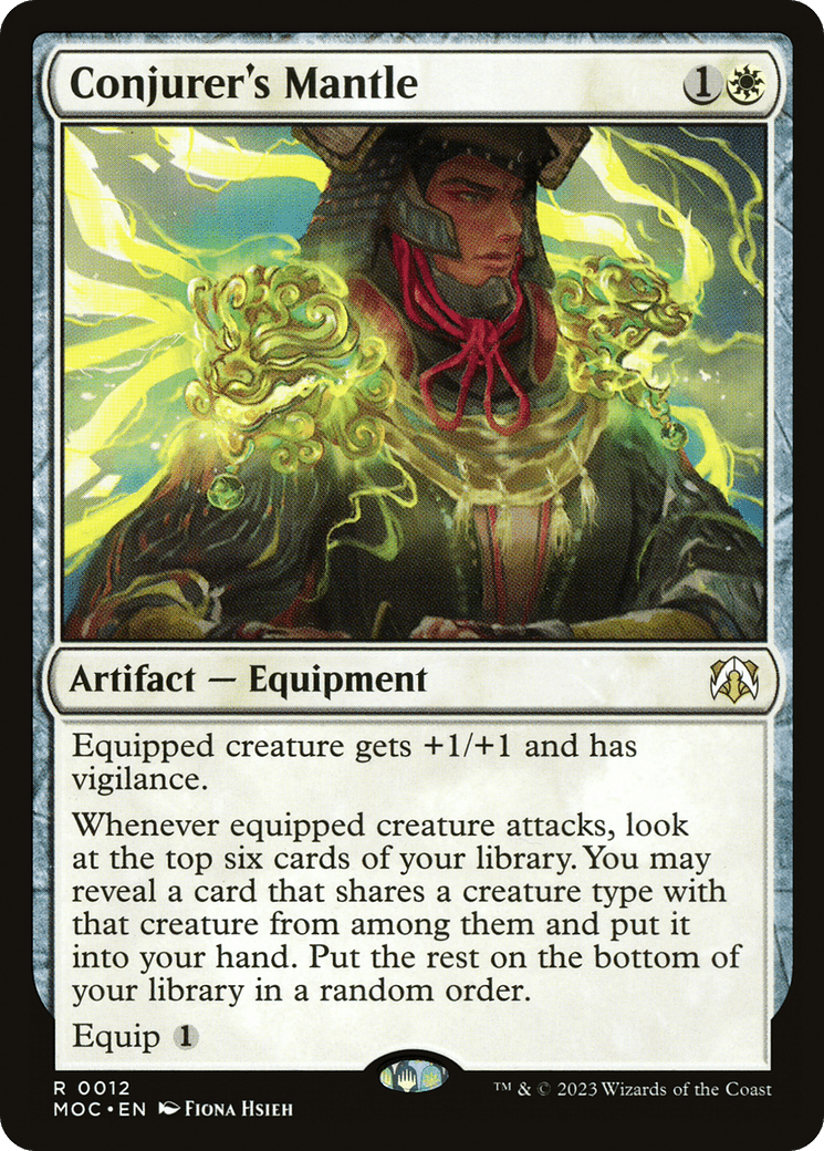 Conjurer's Mantle [March of the Machine Commander] MTG Single Magic: The Gathering  | Multizone: Comics And Games
