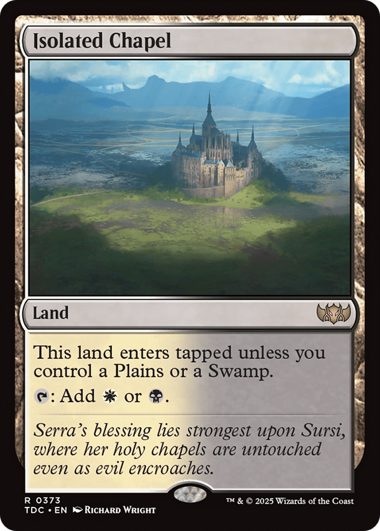 Isolated Chapel [Tarkir: Dragonstorm Commander] MTG Single Magic: The Gathering  | Multizone: Comics And Games