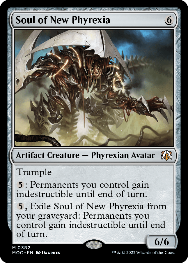 Soul of New Phyrexia [March of the Machine Commander] MTG Single Magic: The Gathering  | Multizone: Comics And Games