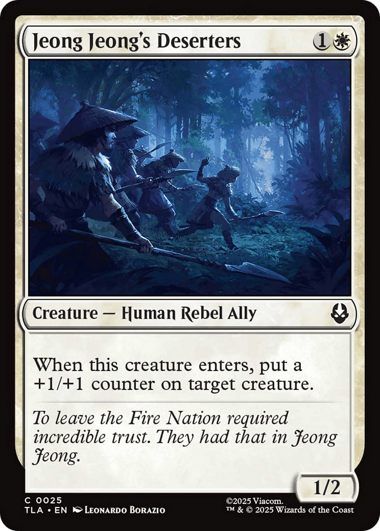 Jeong Jeong's Deserters [Avatar: The Last Airbender] MTG Single Magic: The Gathering  | Multizone: Comics And Games