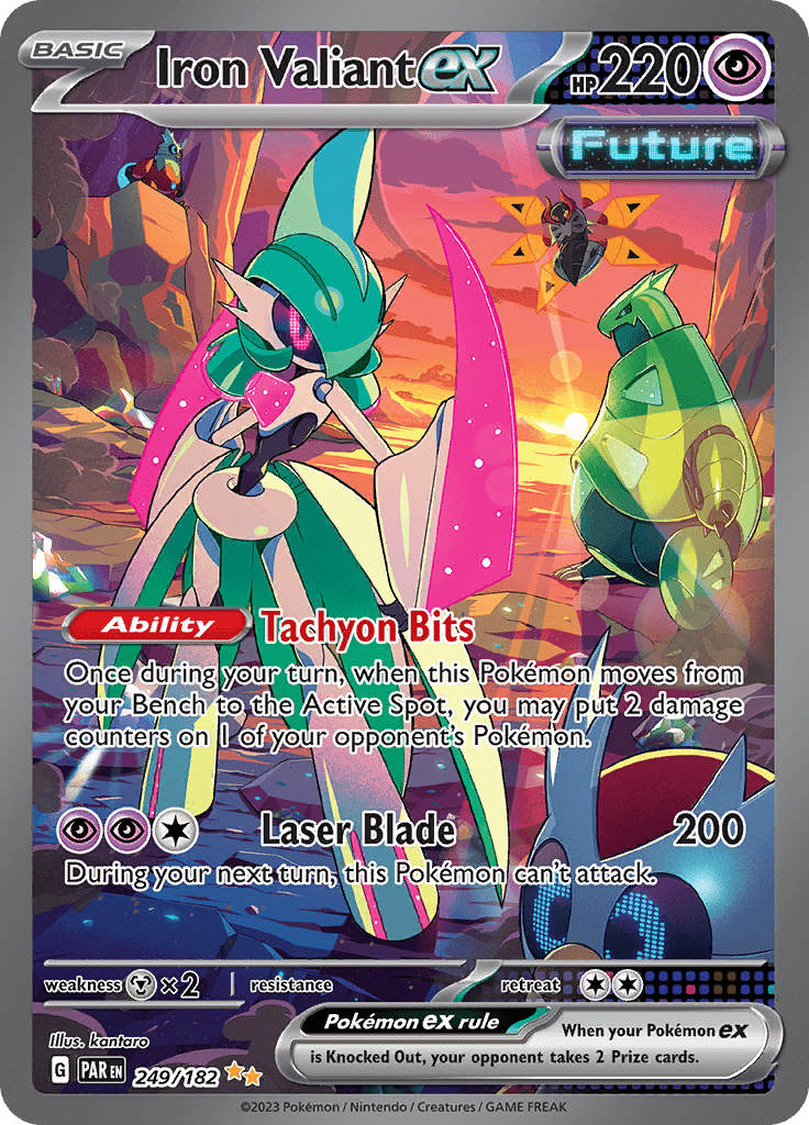 Iron Valiant ex (249/182) [Scarlet & Violet: Paradox Rift] Pokemon Single Pokémon  | Multizone: Comics And Games