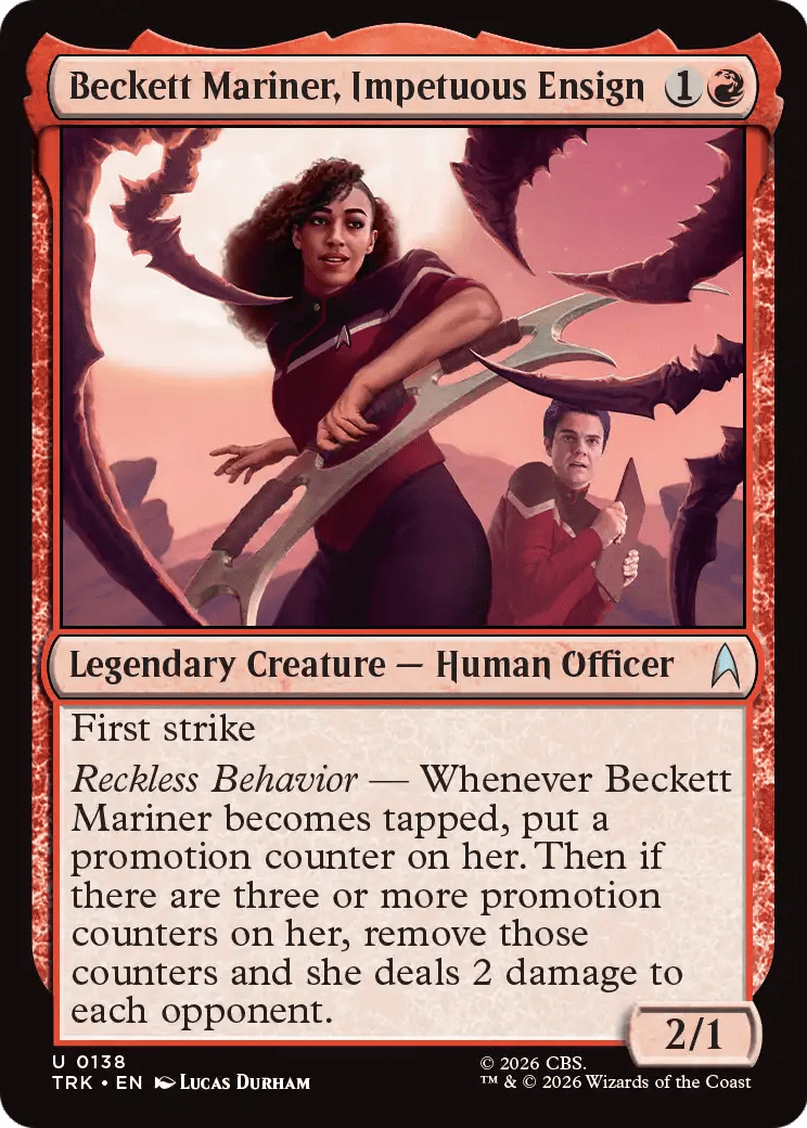 Beckett Mariner, Impetuous Ensign [Star Trek] MTG Single Magic: The Gathering  | Multizone: Comics And Games