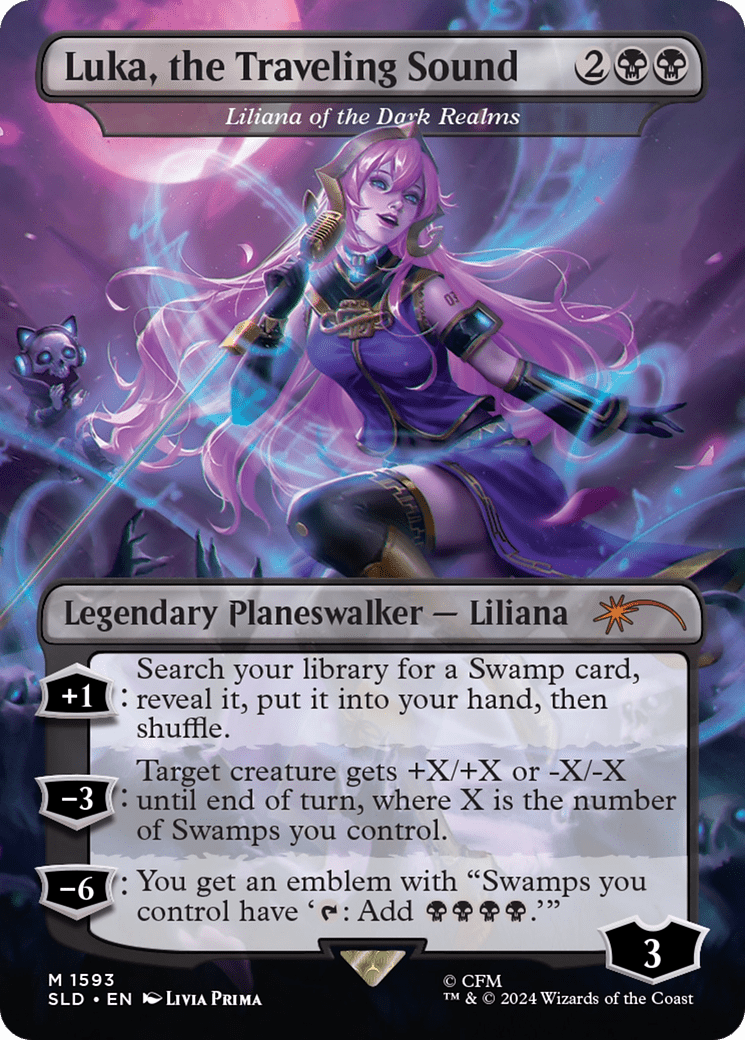 Luka, the Traveling Sound - Liliana of the Dark Realms [Secret Lair Drop Series] MTG Single Magic: The Gathering  | Multizone: Comics And Games