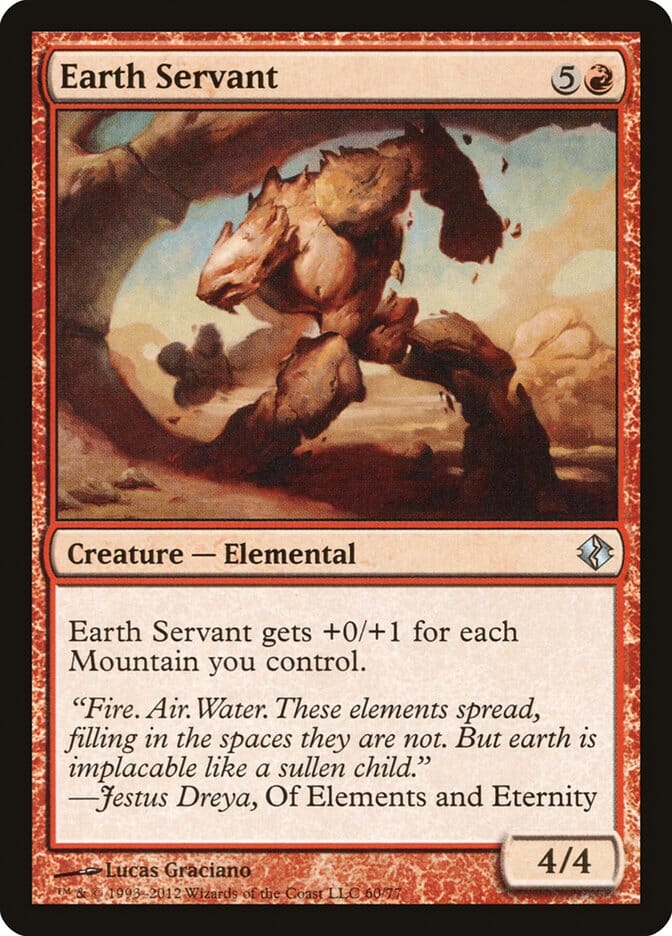 Earth Servant [Duel Decks: Venser vs. Koth] MTG Single Magic: The Gathering  | Multizone: Comics And Games