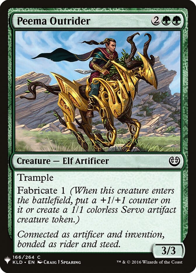 Peema Outrider [Mystery Booster] MTG Single Magic: The Gathering  | Multizone: Comics And Games