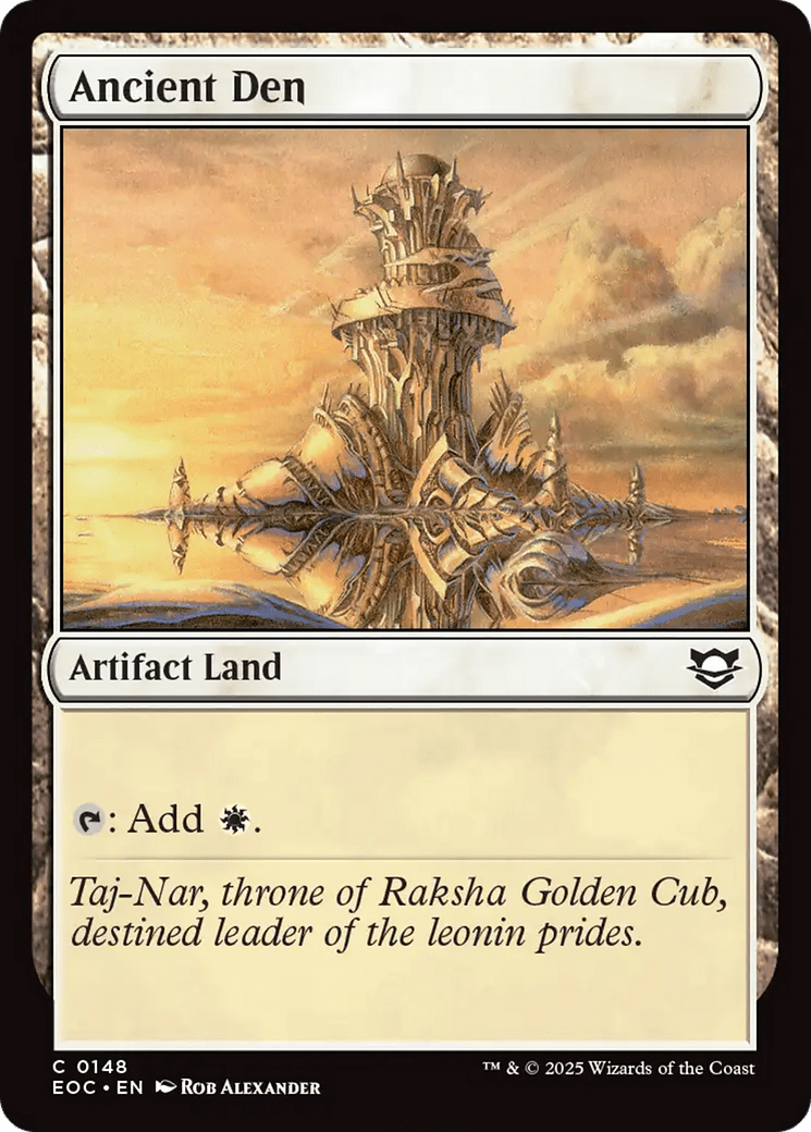 Ancient Den [Edge of Eternities Commander] MTG Single Magic: The Gathering  | Multizone: Comics And Games