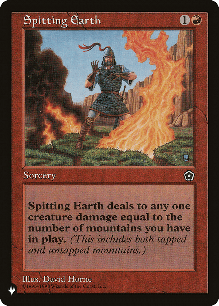 Spitting Earth [The List] MTG Single Magic: The Gathering  | Multizone: Comics And Games