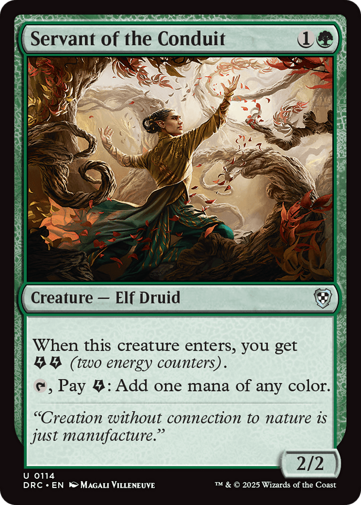 Servant of the Conduit [Aetherdrift Commander] MTG Single Magic: The Gathering  | Multizone: Comics And Games