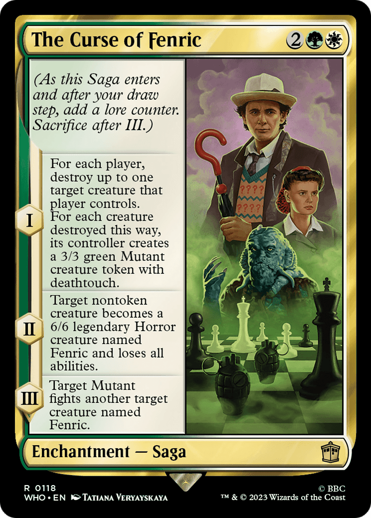 The Curse of Fenric [Doctor Who] MTG Single Magic: The Gathering  | Multizone: Comics And Games