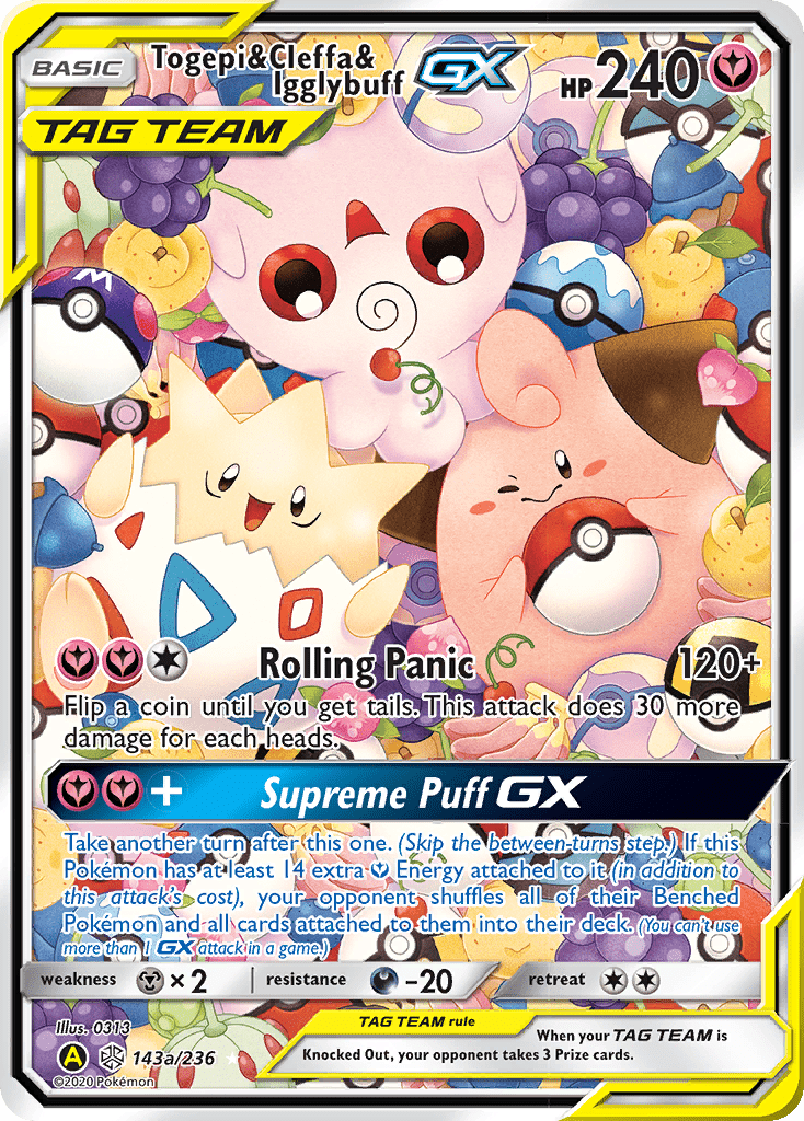 Togepi & Cleffa & Igglybuff GX (143a/236) [Alternate Art Promos] Pokemon Single Pokémon  | Multizone: Comics And Games