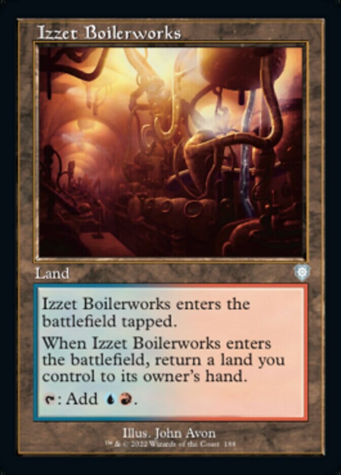 Izzet Boilerworks (Retro) [The Brothers' War Commander] MTG Single Magic: The Gathering  | Multizone: Comics And Games