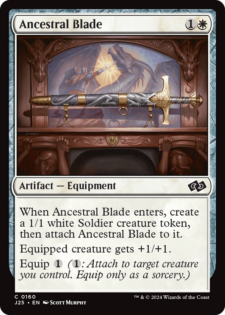 Ancestral Blade [Foundations Jumpstart] MTG Single Magic: The Gathering  | Multizone: Comics And Games