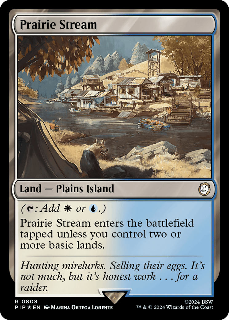 Prairie Stream (Surge Foil) [Fallout] MTG Single Magic: The Gathering  | Multizone: Comics And Games