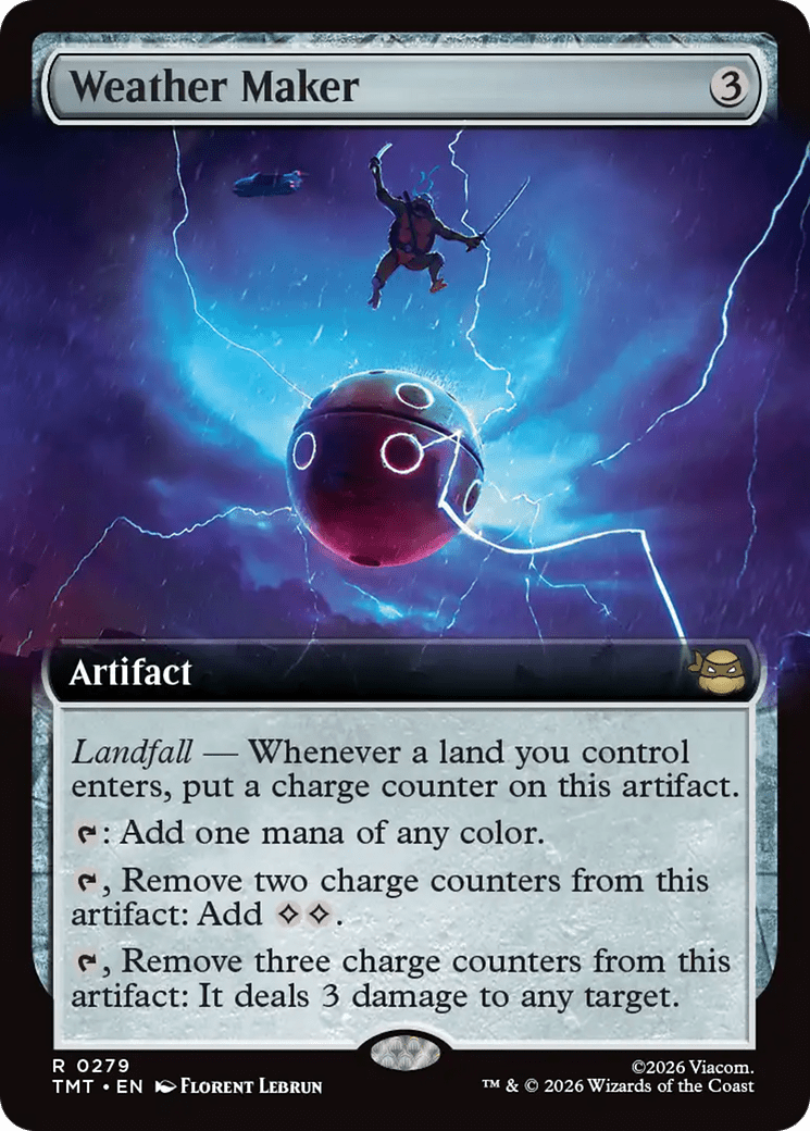 Weather Maker (Extended Art) [Teenage Mutant Ninja Turtles] MTG Single Magic: The Gathering  | Multizone: Comics And Games