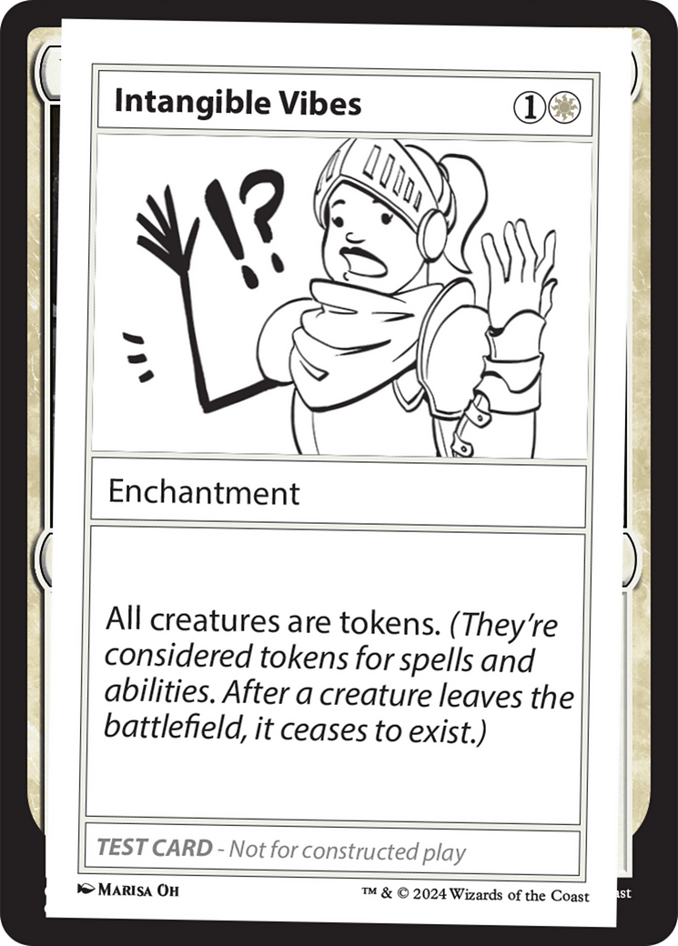 Intangible Vibes [Mystery Booster 2 Playtest Cards] MTG Single Magic: The Gathering  | Multizone: Comics And Games