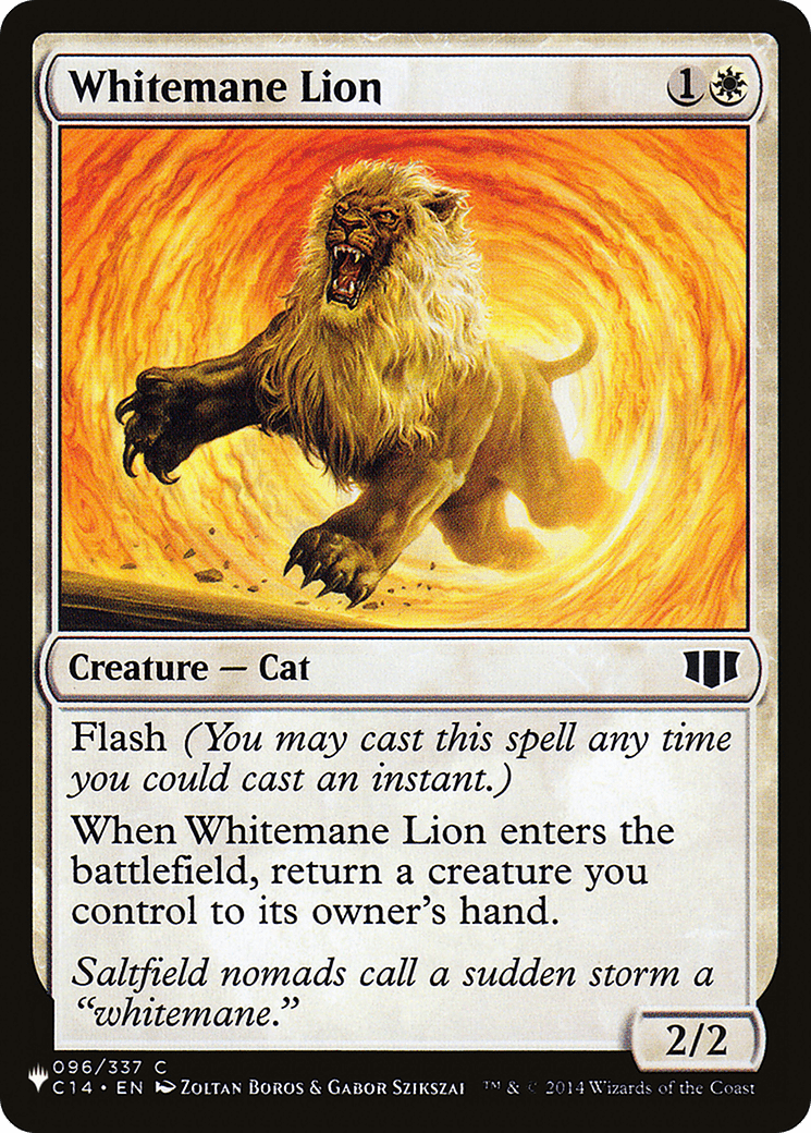 Whitemane Lion (PLC) [The List] MTG Single Magic: The Gathering  | Multizone: Comics And Games
