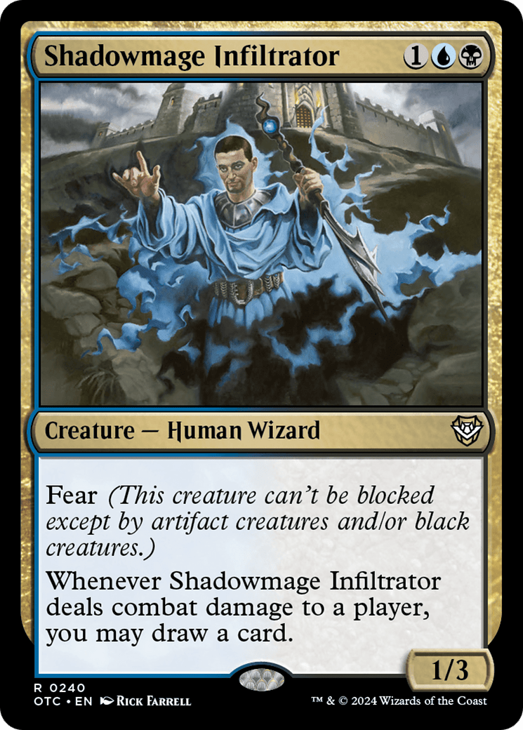 Shadowmage Infiltrator [Outlaws of Thunder Junction Commander] MTG Single Magic: The Gathering  | Multizone: Comics And Games