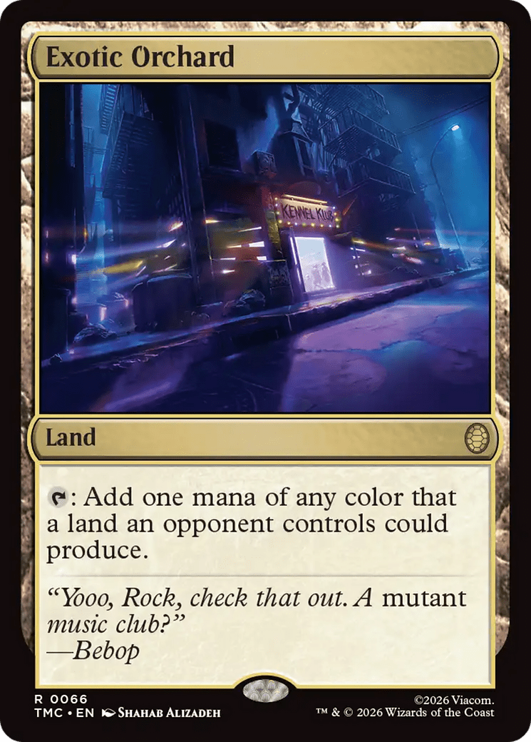 Exotic Orchard [Teenage Mutant Ninja Turtles Commander] MTG Single Magic: The Gathering  | Multizone: Comics And Games