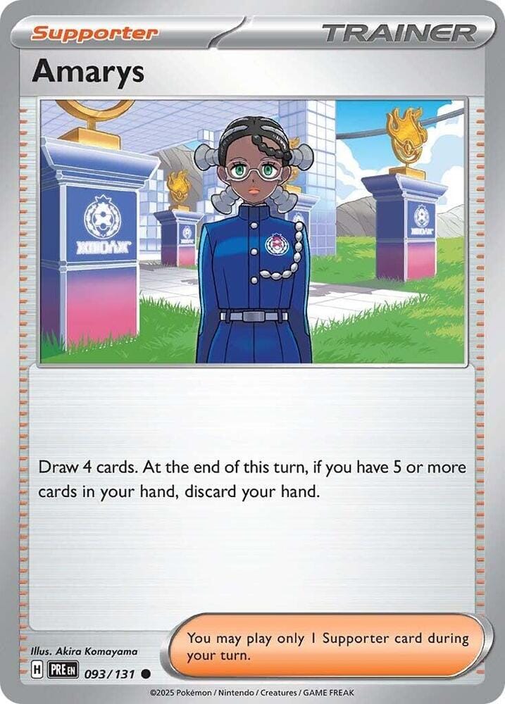 Amarys (093/131) [Scarlet & Violet: Prismatic Evolutions] Pokemon Single Pokémon  | Multizone: Comics And Games