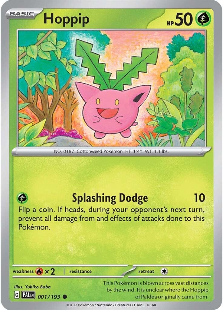 Hoppip (001/193) [Scarlet & Violet: Paldea Evolved] Pokemon Single Pokémon  | Multizone: Comics And Games