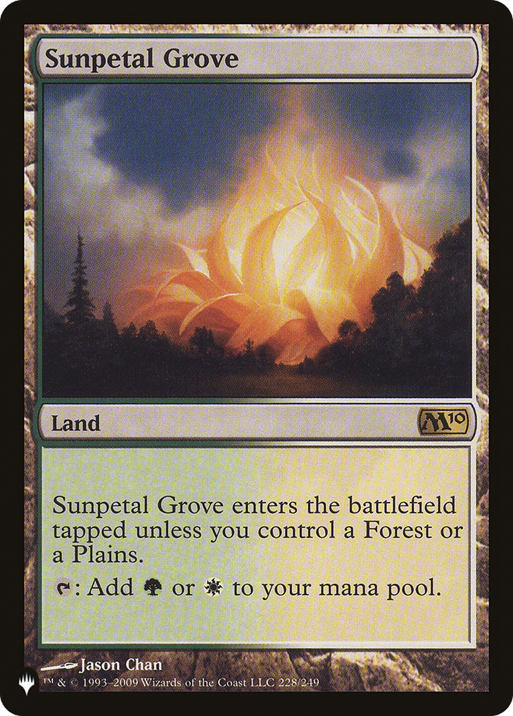 Sunpetal Grove [The List] MTG Single Magic: The Gathering  | Multizone: Comics And Games