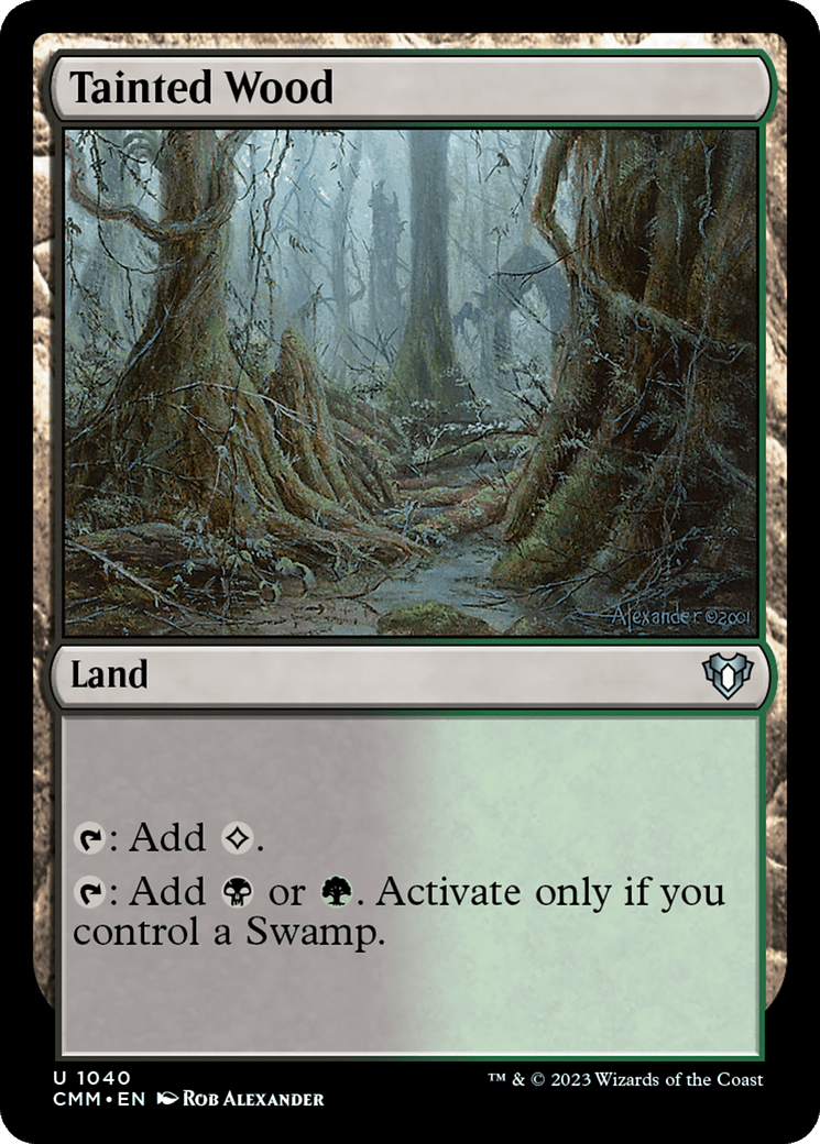 Tainted Wood [Commander Masters] MTG Single Magic: The Gathering  | Multizone: Comics And Games