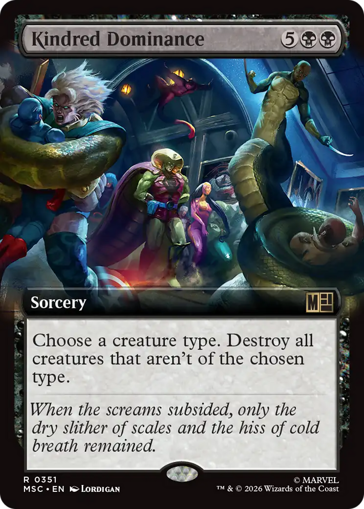 Kindred Dominance (Extended Art) [Marvel Super Heroes Commander] | Multizone: Comics And Games