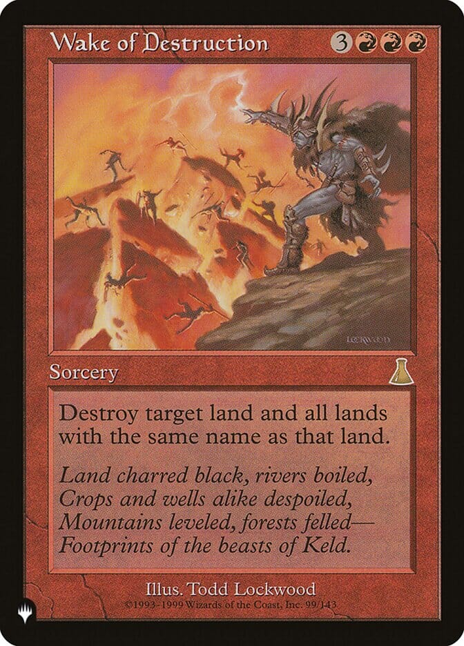 Wake of Destruction [The List] MTG Single Magic: The Gathering  | Multizone: Comics And Games
