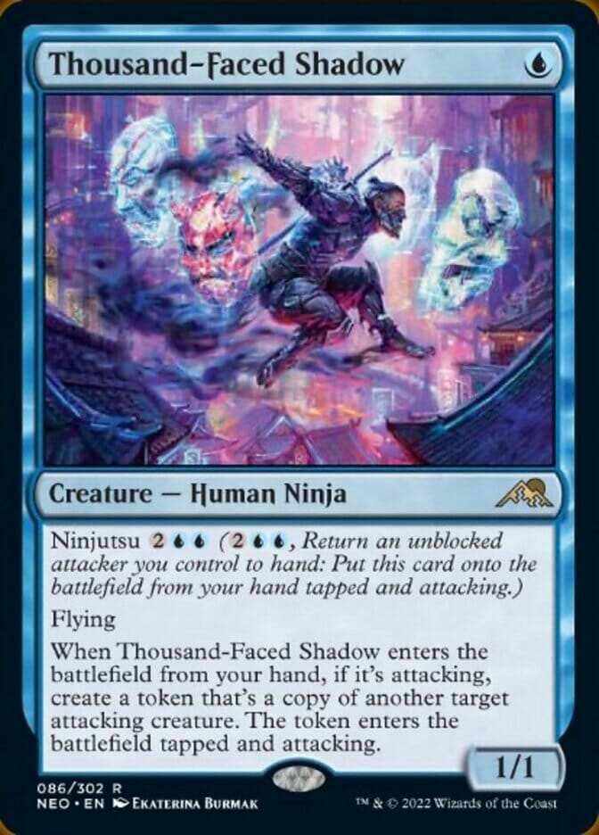 Thousand-Faced Shadow [Kamigawa: Neon Dynasty] MTG Single Magic: The Gathering  | Multizone: Comics And Games