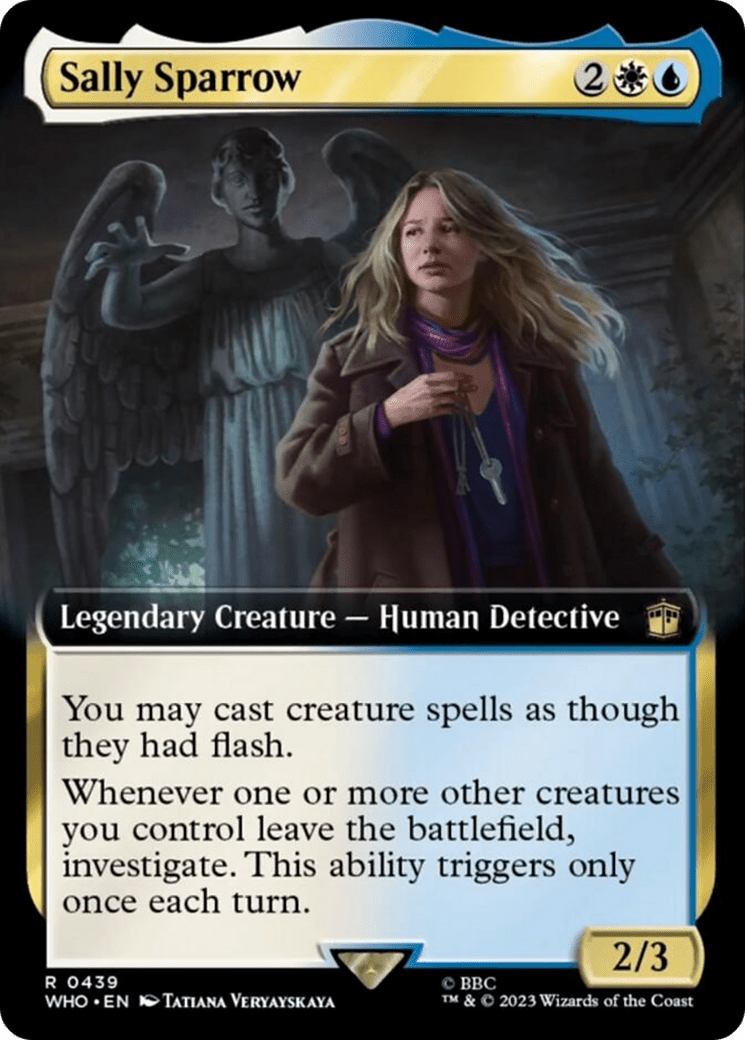 Sally Sparrow (Extended Art) [Doctor Who] MTG Single Magic: The Gathering  | Multizone: Comics And Games
