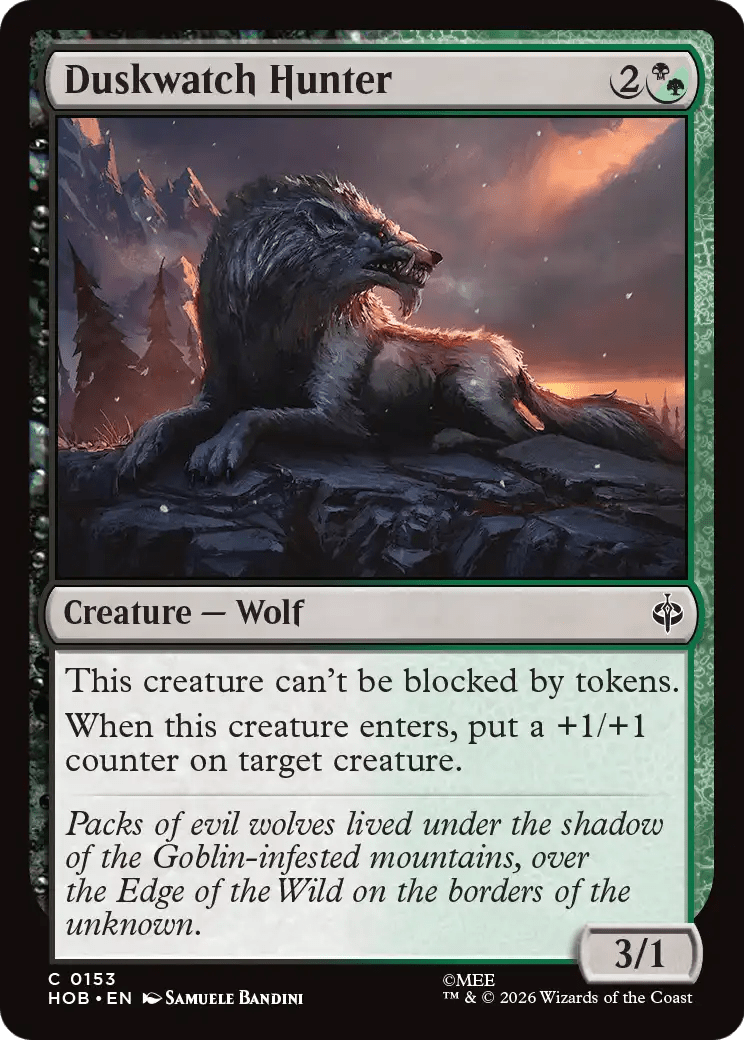 Duskwatch Hunter [The Hobbit] MTG Single Magic: The Gathering  | Multizone: Comics And Games