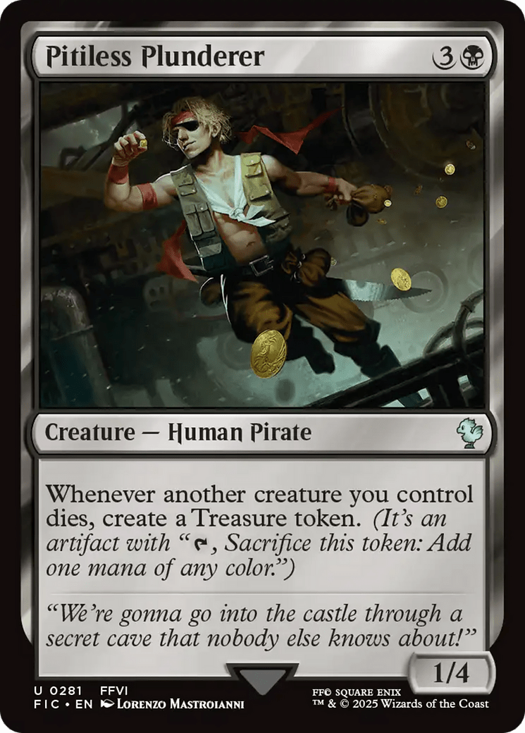Pitiless Plunderer [FINAL FANTASY Commander] MTG Single Magic: The Gathering  | Multizone: Comics And Games