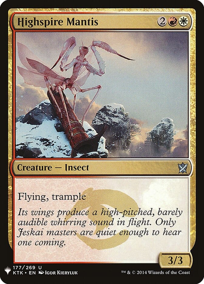 Highspire Mantis [Mystery Booster] MTG Single Magic: The Gathering  | Multizone: Comics And Games