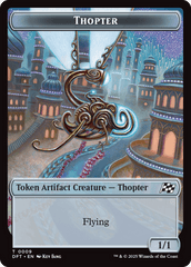 Servo // Thopter (0009) Double-Sided Token [Aetherdrift Tokens] MTG Single Magic: The Gathering  | Multizone: Comics And Games