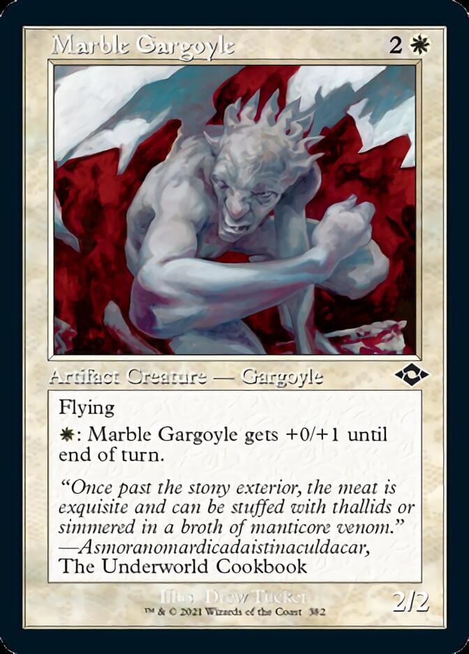 Marble Gargoyle (Retro Foil Etched) [Modern Horizons 2] MTG Single Magic: The Gathering  | Multizone: Comics And Games