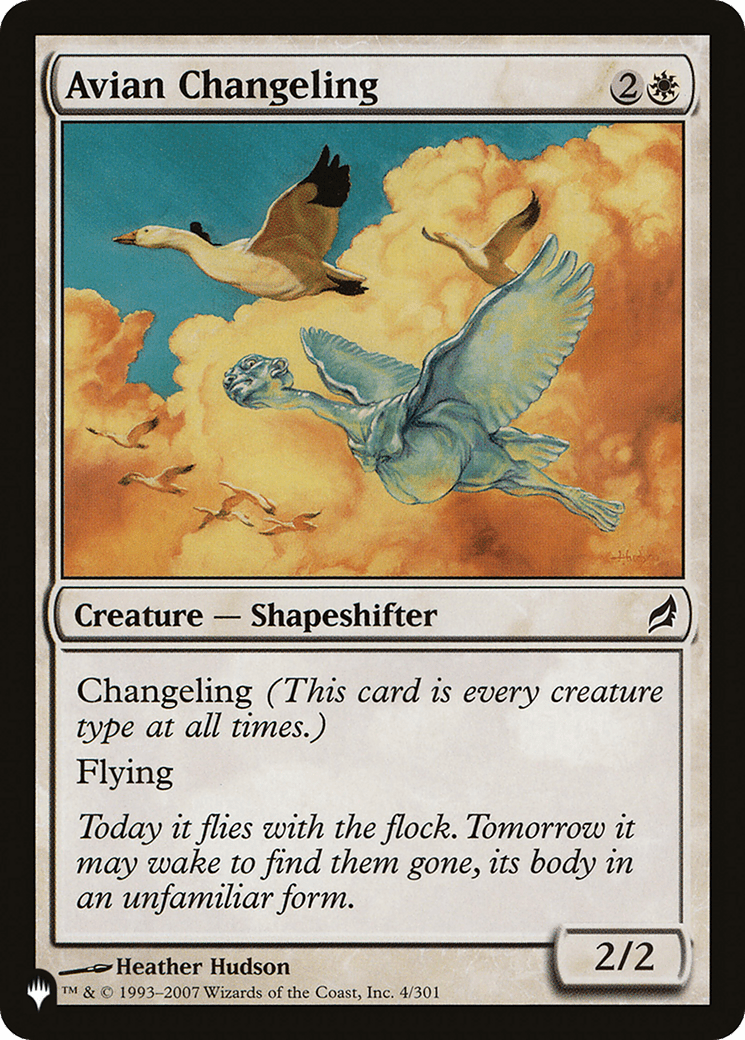 Avian Changeling [The List] MTG Single Magic: The Gathering  | Multizone: Comics And Games