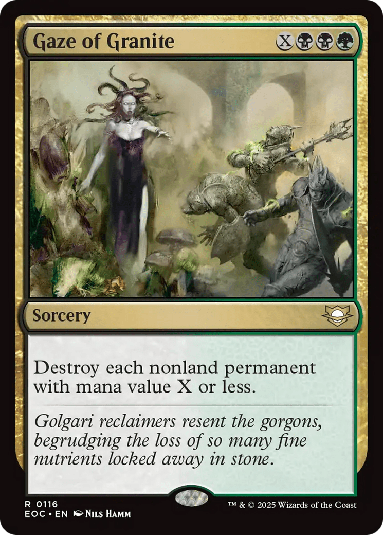 Gaze of Granite [Edge of Eternities Commander] MTG Single Magic: The Gathering  | Multizone: Comics And Games