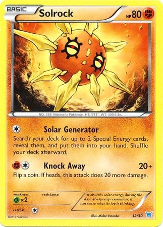 Solrock (12/30) [XY: Trainer Kit 2 - Latios] Pokemon Single Pokémon  | Multizone: Comics And Games
