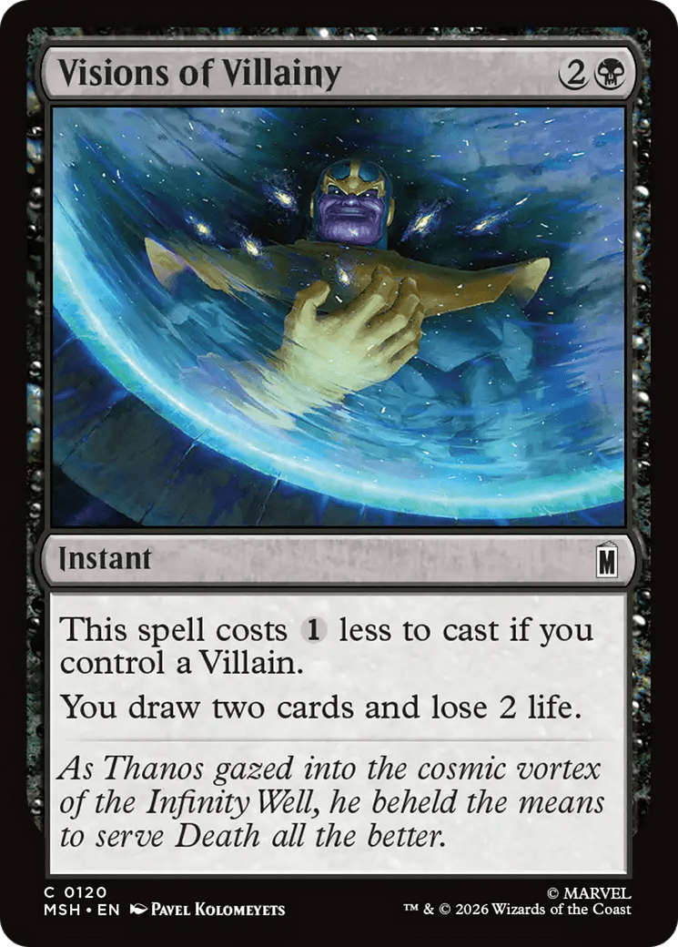 Visions of Villainy [Marvel Super Heroes] MTG Single Magic: The Gathering  | Multizone: Comics And Games